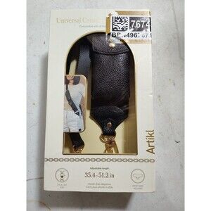 New Artikl Universal Adjustable Crossbody Phone Strap, Black 35.4-51.2 in (780)